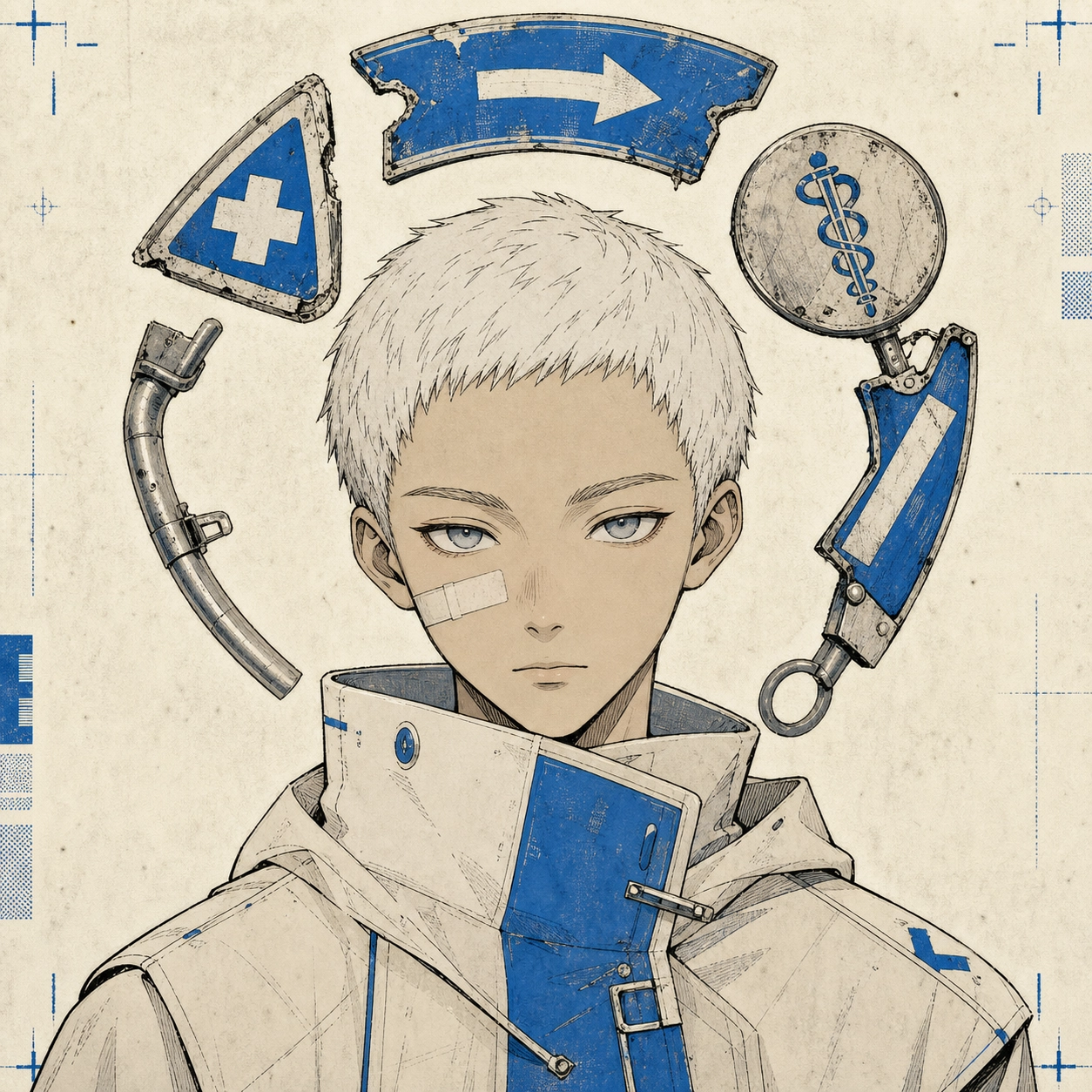 Blue Mercy, SAINT carrier concept portrait