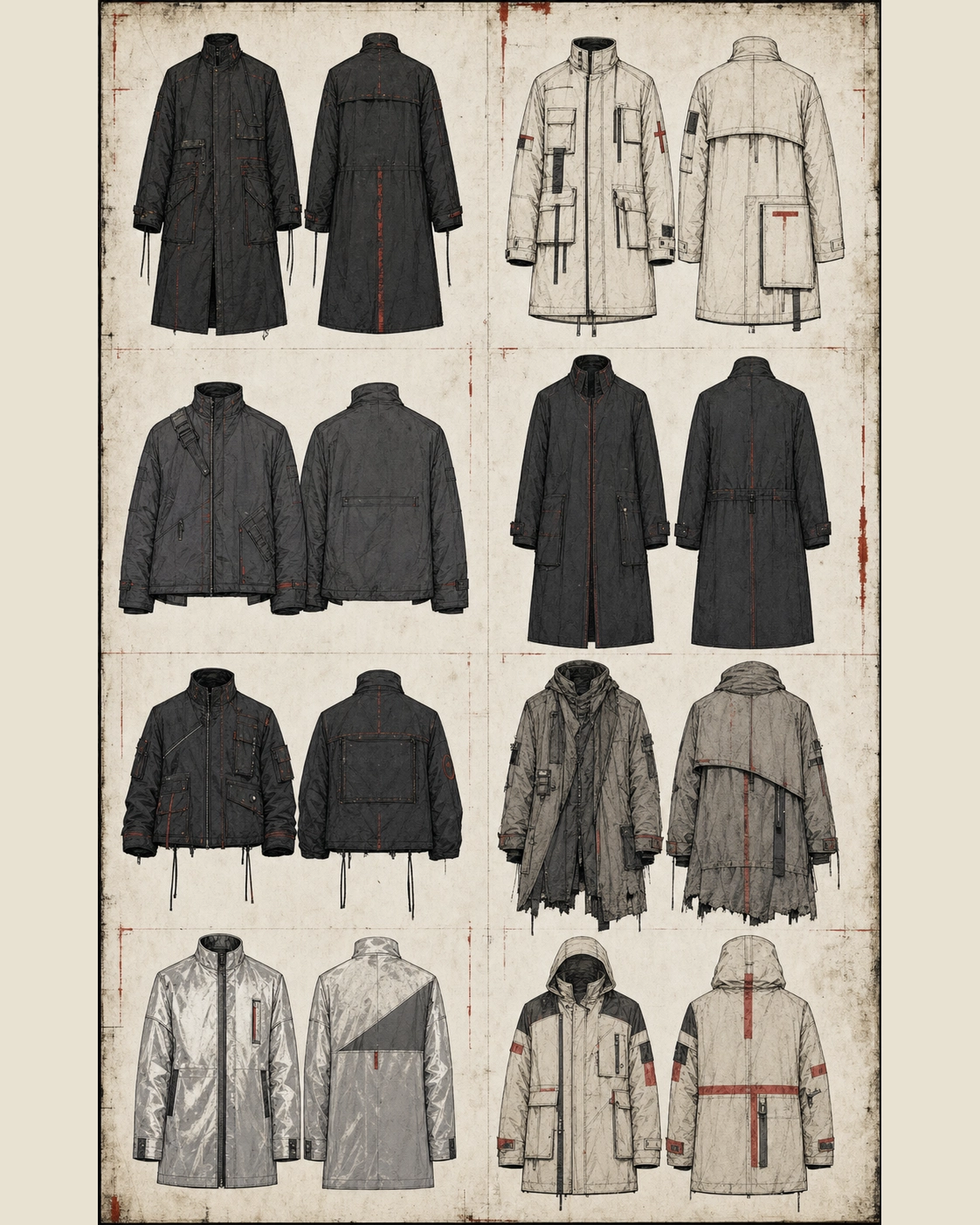 DENIED CITY clothing concept study